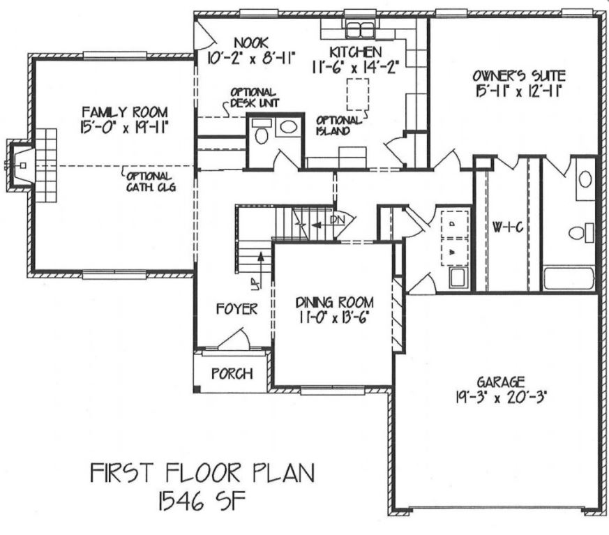 Berkey Custom Homes Home Plans 1st Floor Master Windsor